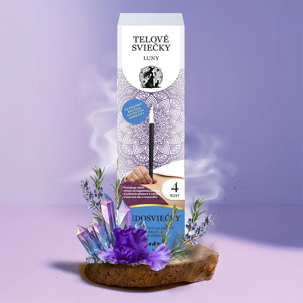 Telové sviečky Luny - Medosviečky