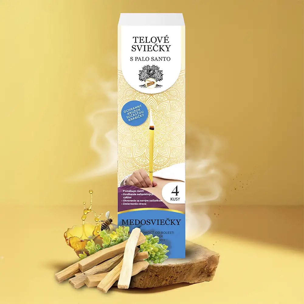 Telové sviečky Palo Santo 4 ks